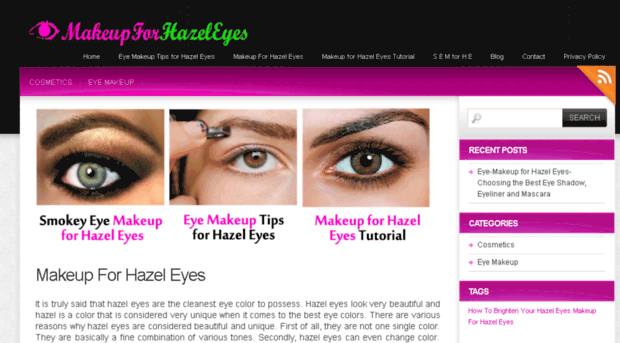 makeupforhazeleyes.com