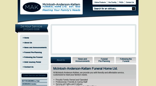 makfuneralhome.com - McIntosh-Anderson-Kellam Funer... - Mak Funeral Home