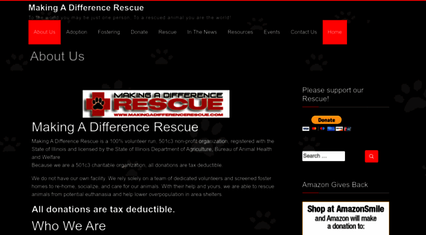 makingadifferencerescue.com