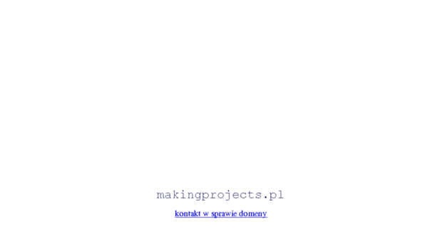 makingprojects.pl