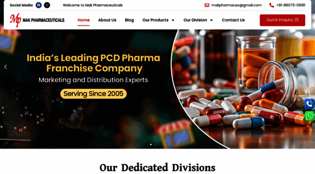 makpharmaceuticals.in