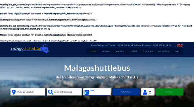 malagashuttlebus.com