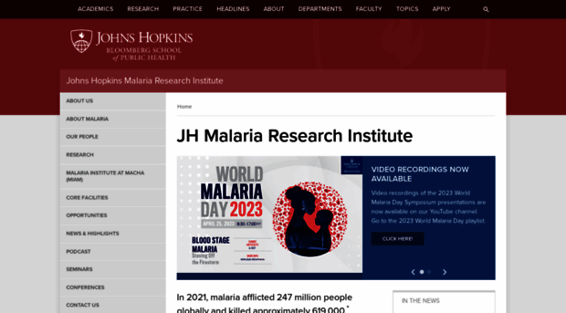 malaria.jhsph.edu