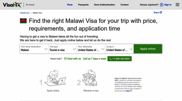 malawi.visahq.com