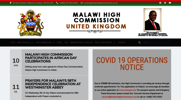 malawihighcommission.co.uk