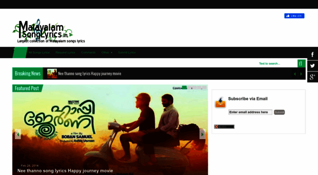 malayalamsonglyrics4you.blogspot.in