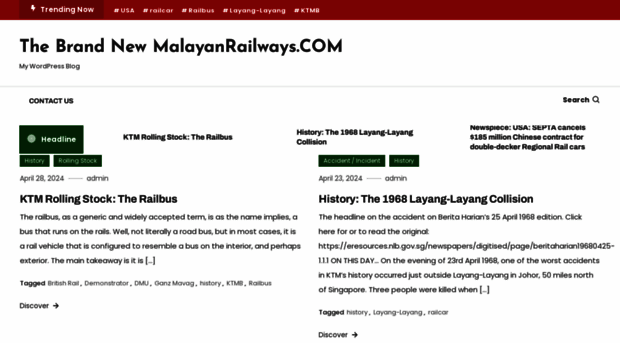 malayanrailways.com