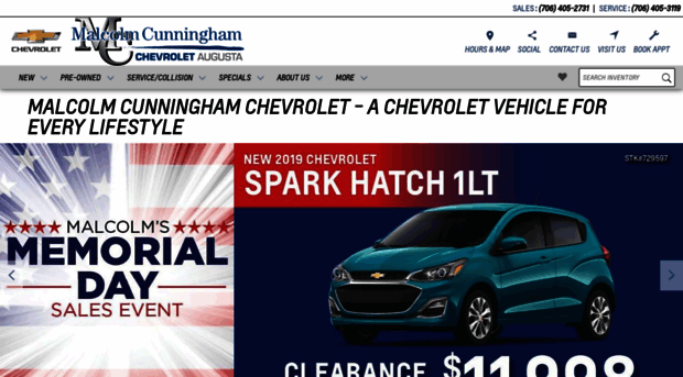 malcolmcunninghamchevrolet.com