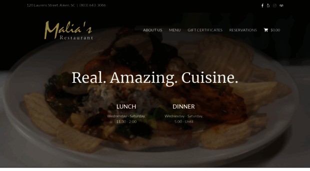 maliasrestaurant.com