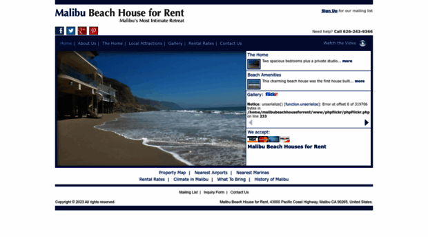 malibubeachhouseforrent.com