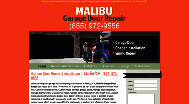 malibugaragedoor.net