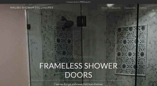 malibushowerenclosures.com