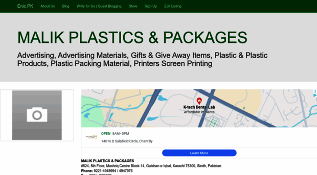 malikplasticspackages.enic.pk