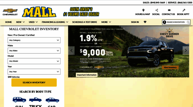 mallchevy.com