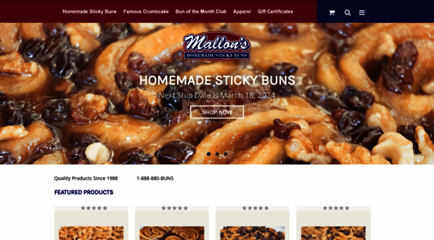 mallonsstickybuns.com