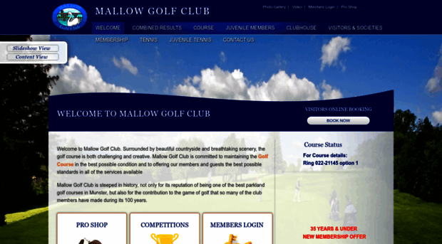 mallowgolfclub.net