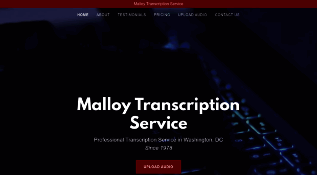 malloytranscription.com