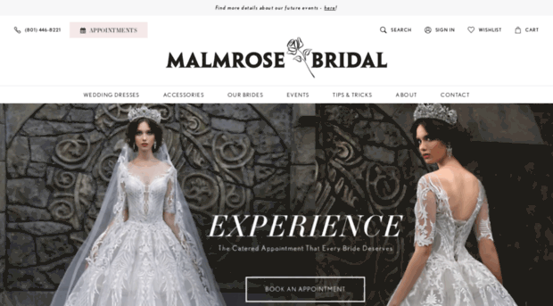 malmrosebridal.com