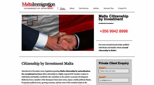 maltaimmigration.com