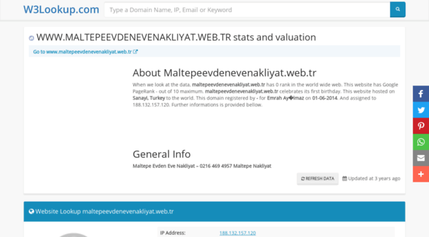 maltepeevdenevenakliyat.web.tr.w3lookup.net