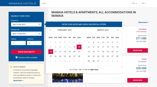 mamaiahotels.net