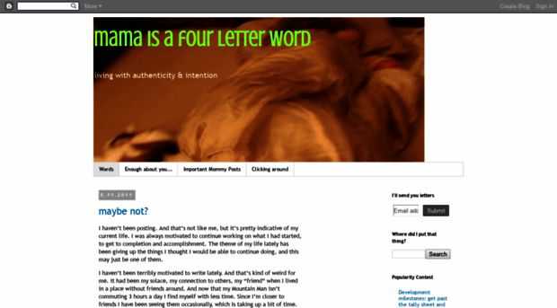 mamaisafourletterword.blogspot.com