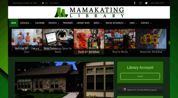mamakatinglibrary.org