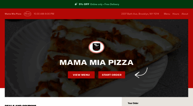 mamamiapizzabrooklyn.com