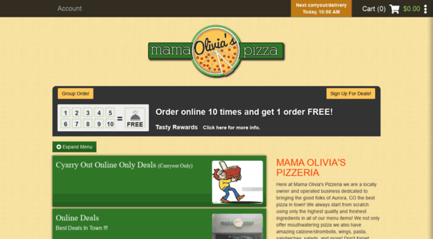 mamaoliviaspizzaaurora.com