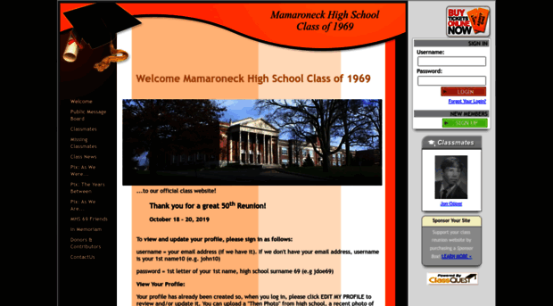 mamaroneckhs1969.classquest.com