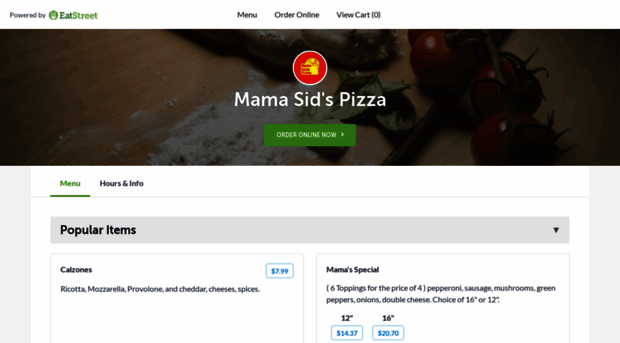 mamasidspizza.net
