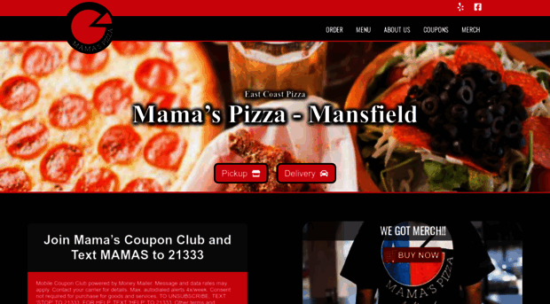 mamaspizzamansfield.com