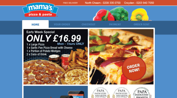 mamaspizzapasta.co.uk