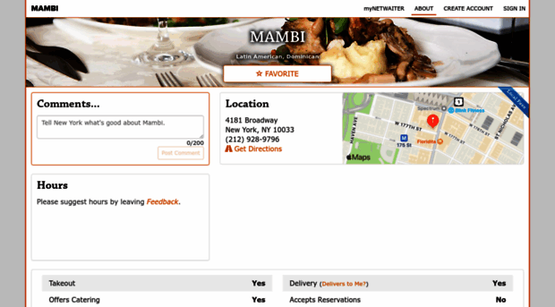 mambirestaurant.netwaiter.com