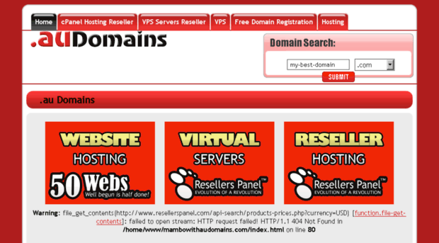 mambowithaudomains.com