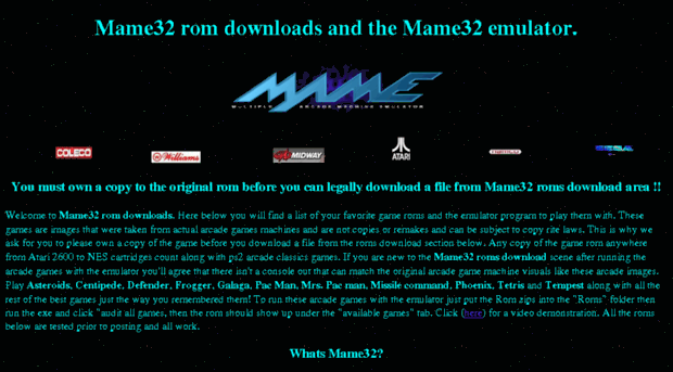 download mame 32