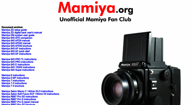 mamiya.org