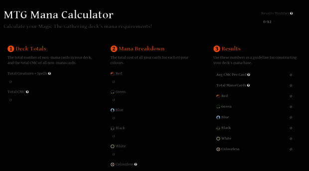 manacalculator.com