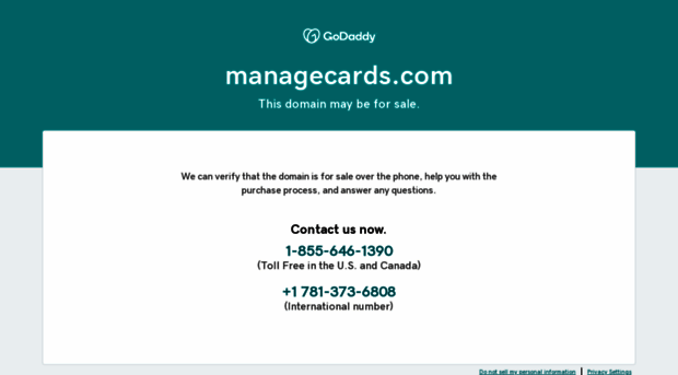 managecards.com