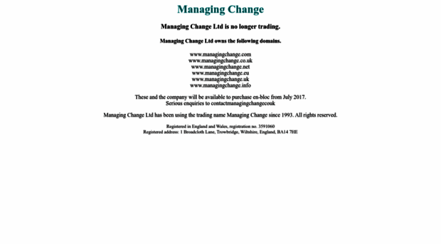 managingchange.com
