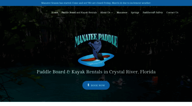 manateepaddle.com