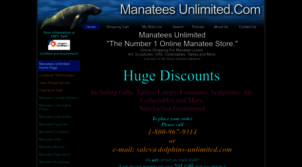 manatees-unlimited.com