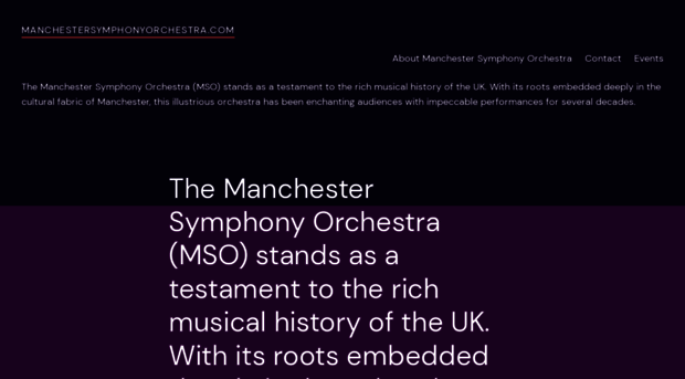 manchestersymphonyorchestra.com