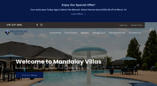 mandalayvillasapartments.com