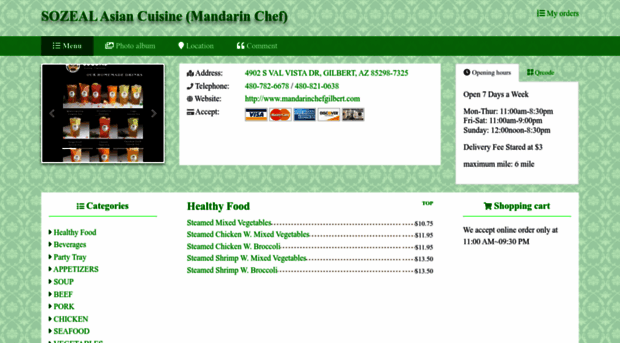 mandarinchef888.com