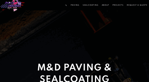 manddpaving.com