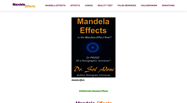 mandelaeffects.org