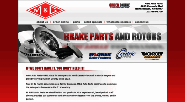 mandgautoparts.com