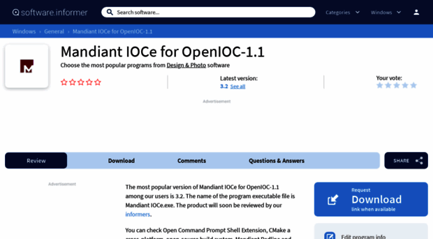 mandiant-ioce-for-openioc-1-1.software.informer.com
