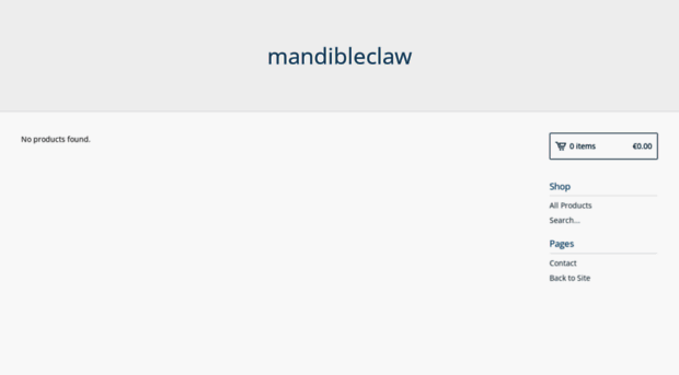 mandibleclaw.bigcartel.com